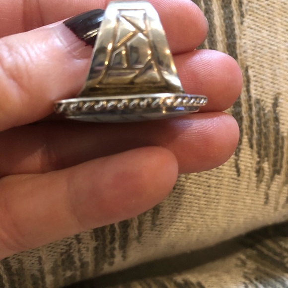 Jay King sterling silver chalcedony ring 7 - Picture 8 of 8